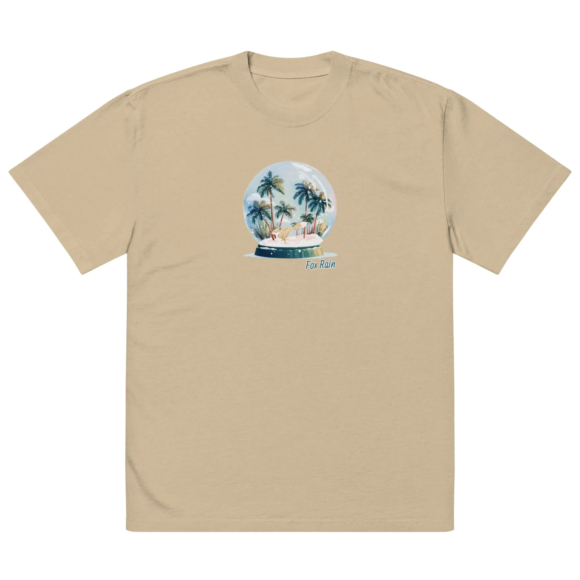 Fox Snow Globe Oversized t-shirt