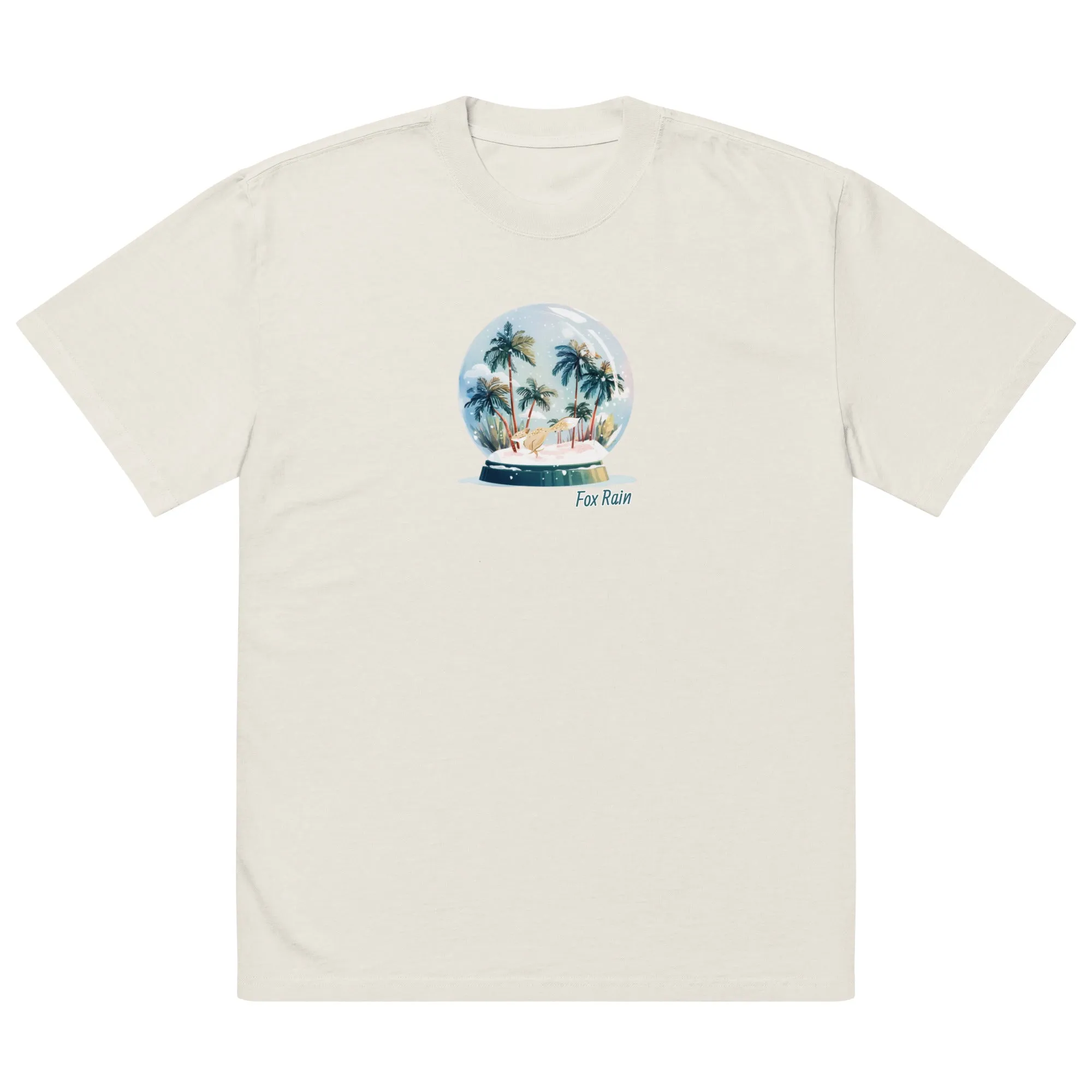 Fox Snow Globe Oversized t-shirt