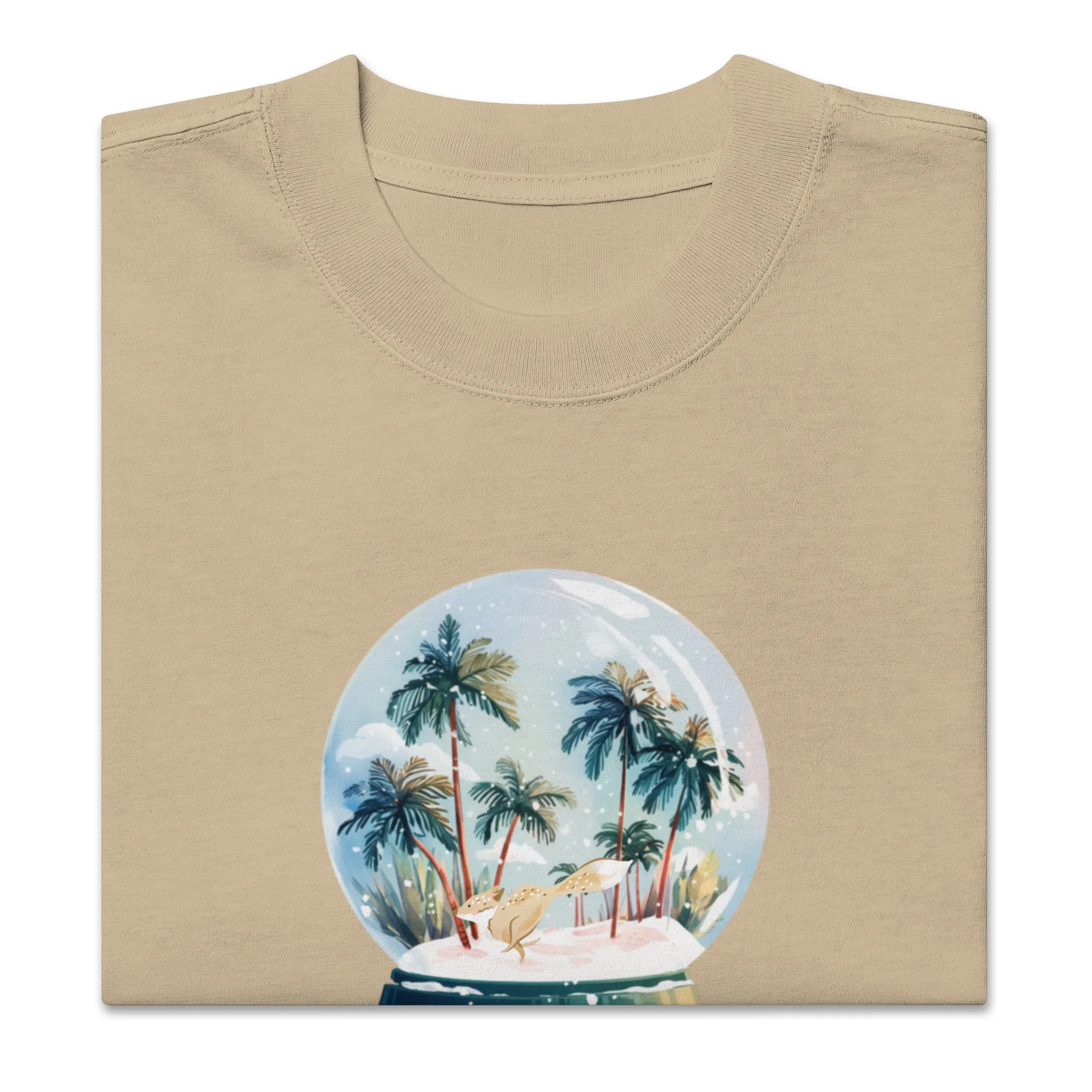 Fox Snow Globe Oversized t-shirt