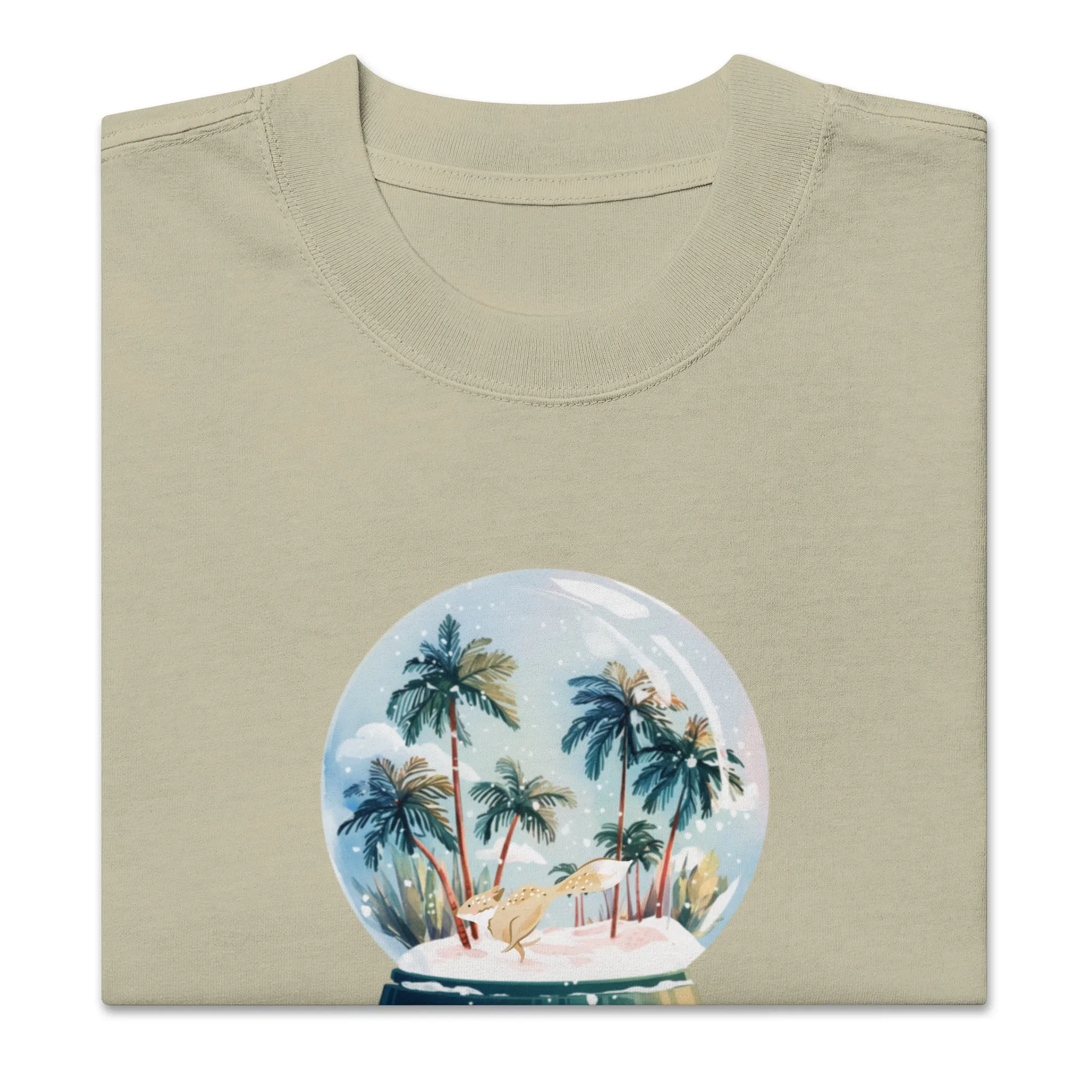 Fox Snow Globe Oversized t-shirt