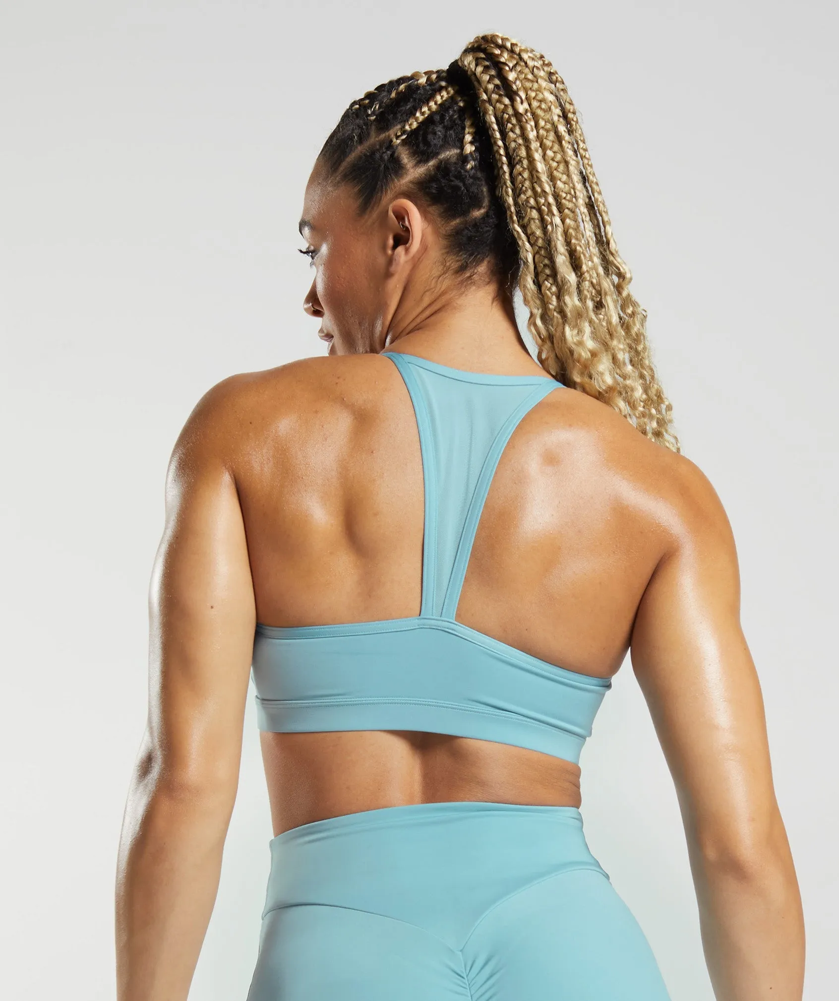 GS Power Sports Bra - Iceberg Blue