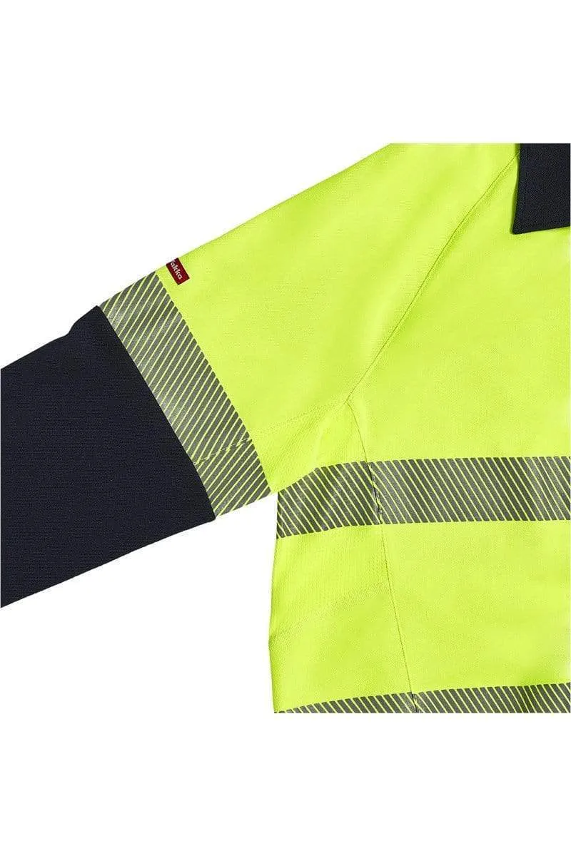 Hard Yakka 2 Tone Taped Hi Vis Polo Shirt Y11379