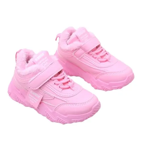 Hopscotch Girls PU Text Print Athletic Shoes in Red Color, UK: 12 (KSX-4593691)