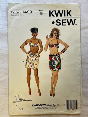 Kwik Sew 1499 CUT Adult Casual/Athletic Wear Size S