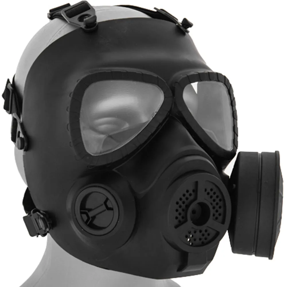 Lancer Tactical Anti-Fog Military Style Airsoft Gas Mask w/ Fan