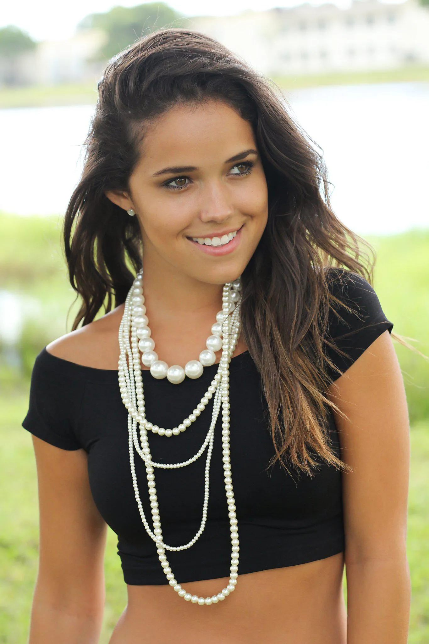 Layered Pearl Necklace