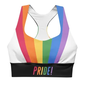 LGBT Pride Rainbow Flag Sports Bra