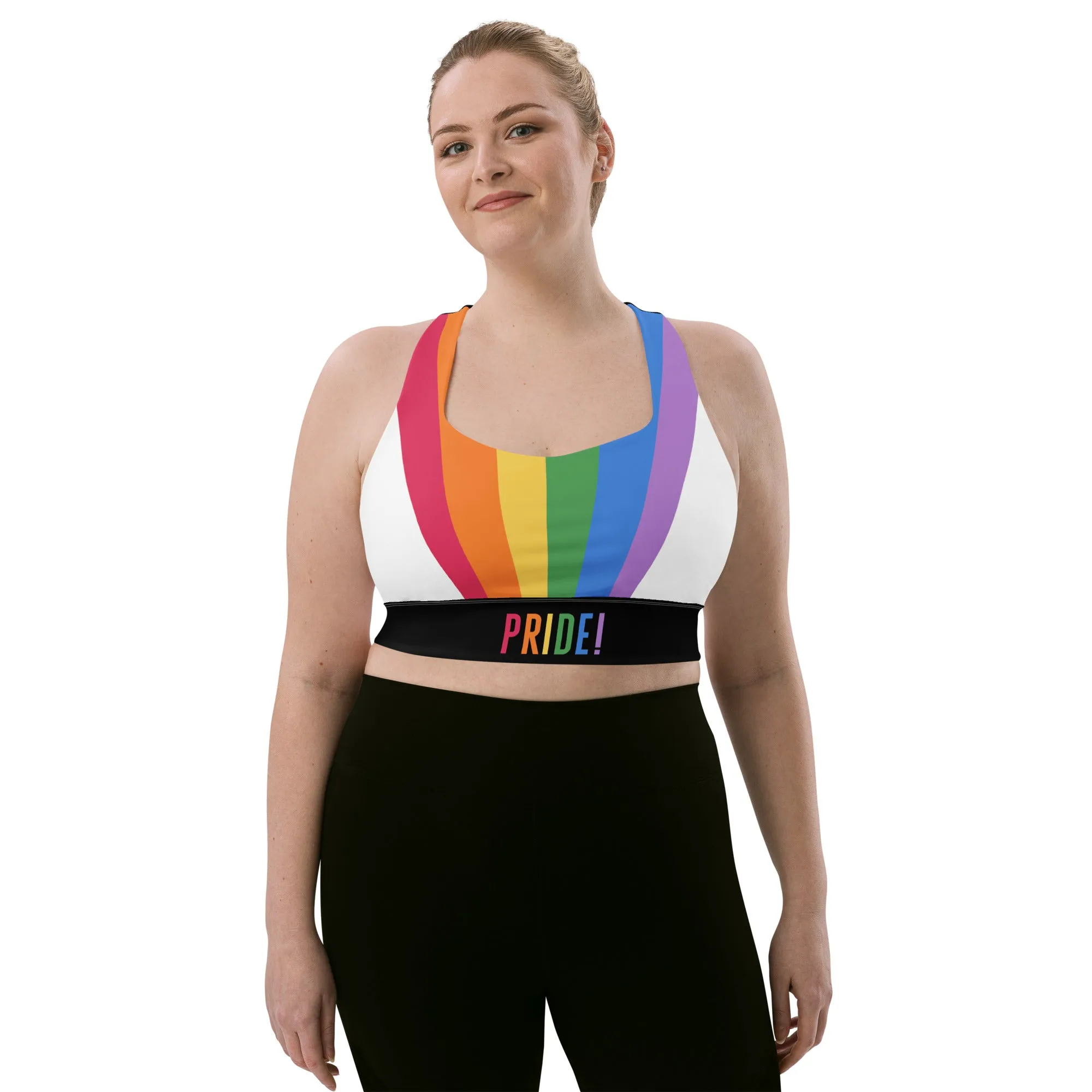 LGBT Pride Rainbow Flag Sports Bra