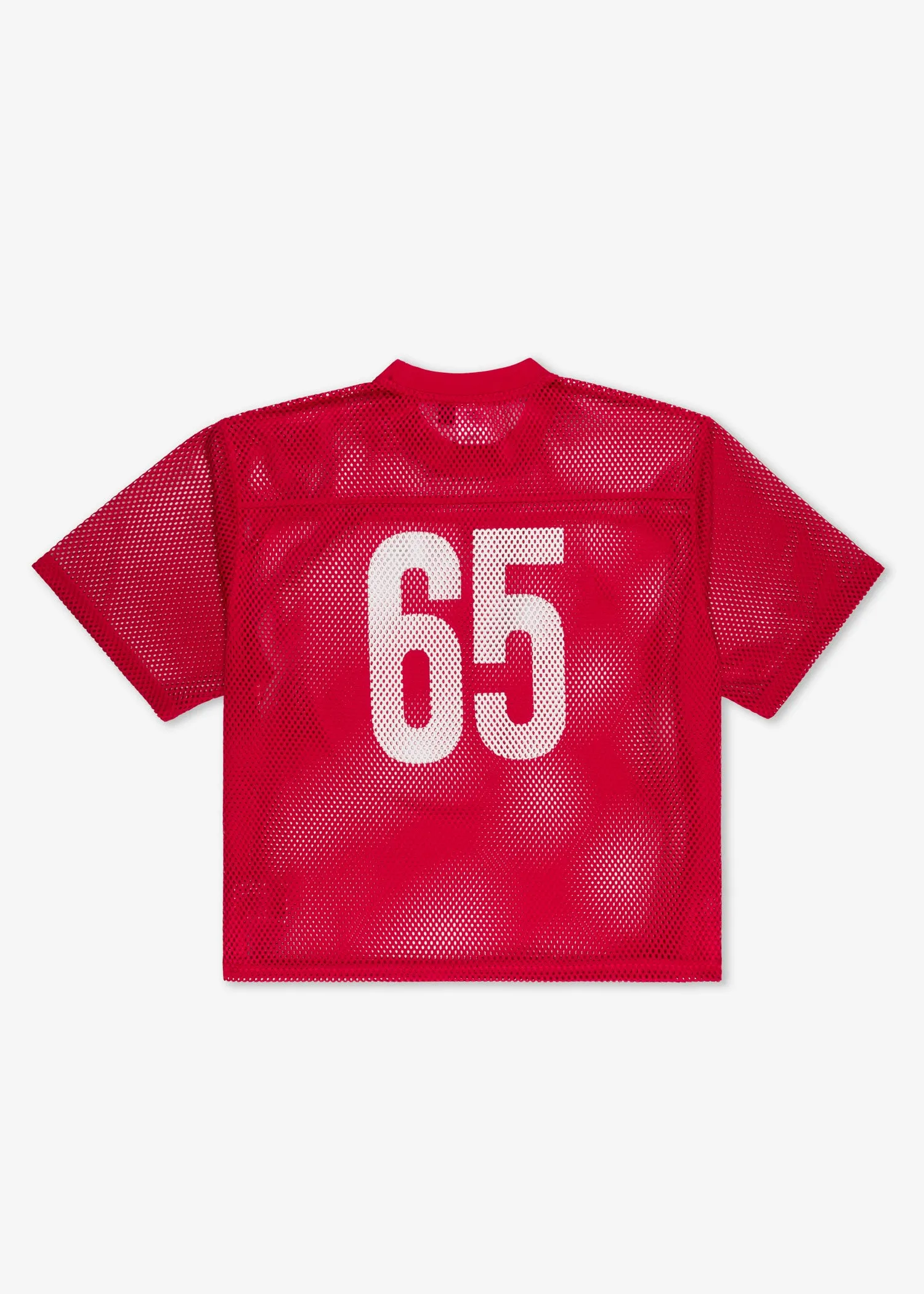 LOGO MESH JERSEY RED