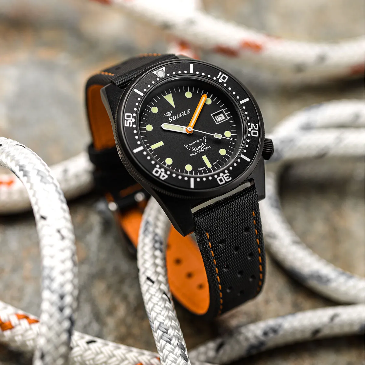 Mayday Navigator Sailcloth Divers Watch Strap - Sunset