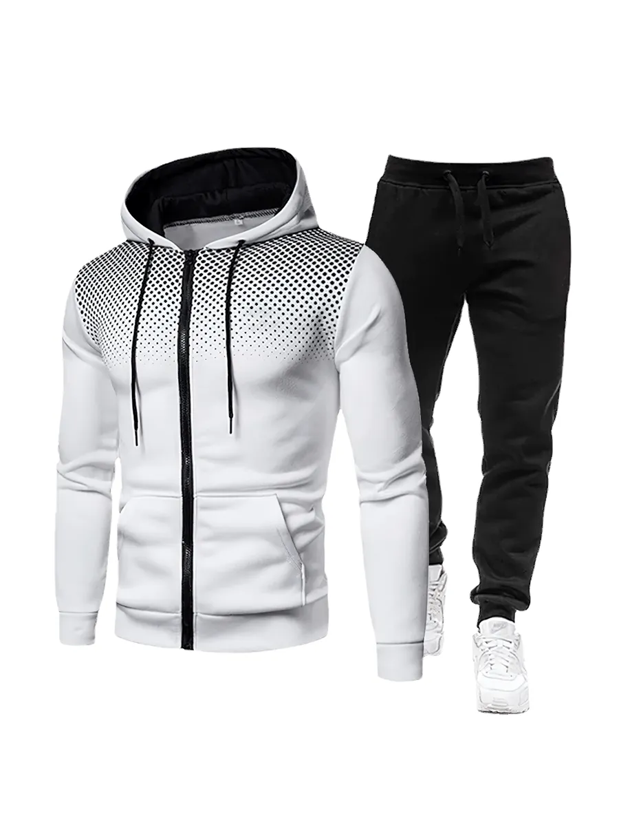 Men's Athletic Tracksuit Set Zippered - SF2039