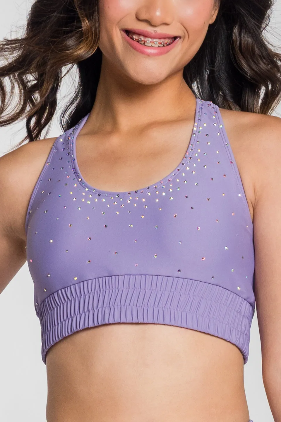 Nala Sports Bra in Lavender