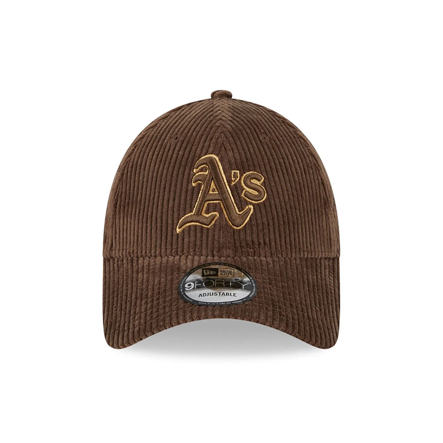 NEW ERA Oakland Athletics Wide Cord Brown 9FORTY Adjustable Cap