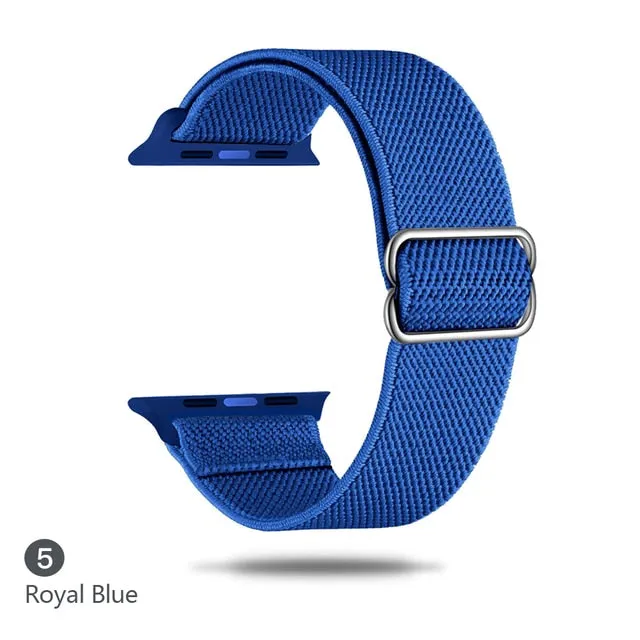 Nylon Strap For Apple Watch Band 44mm 45mm 41mm 40mm 38mm 42mm Accessories Pulseira Bracelet Iwatch Series 7 Se 6 5 4 3 - Watchbands