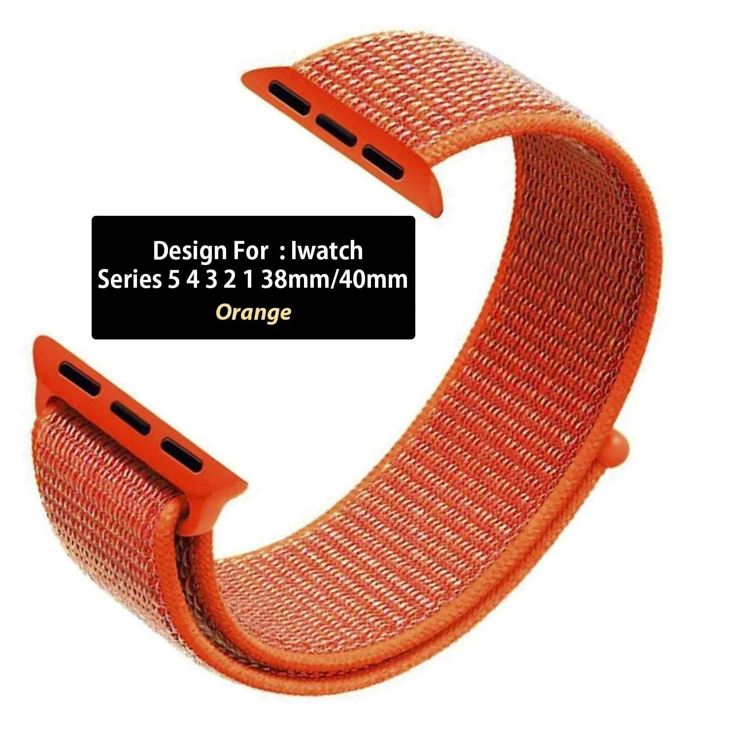 Nylon Velcro Sport Loop Straps for Apple Watch  38mm | 40mm | 41mm