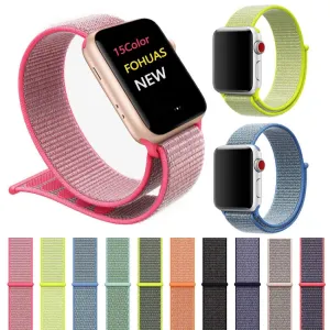 Nylon Velcro Sport Loop Straps for Apple Watch - 42mm | 44mm | 45mm