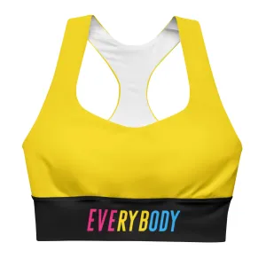 Pansexual Pride Yellow Sports Bra