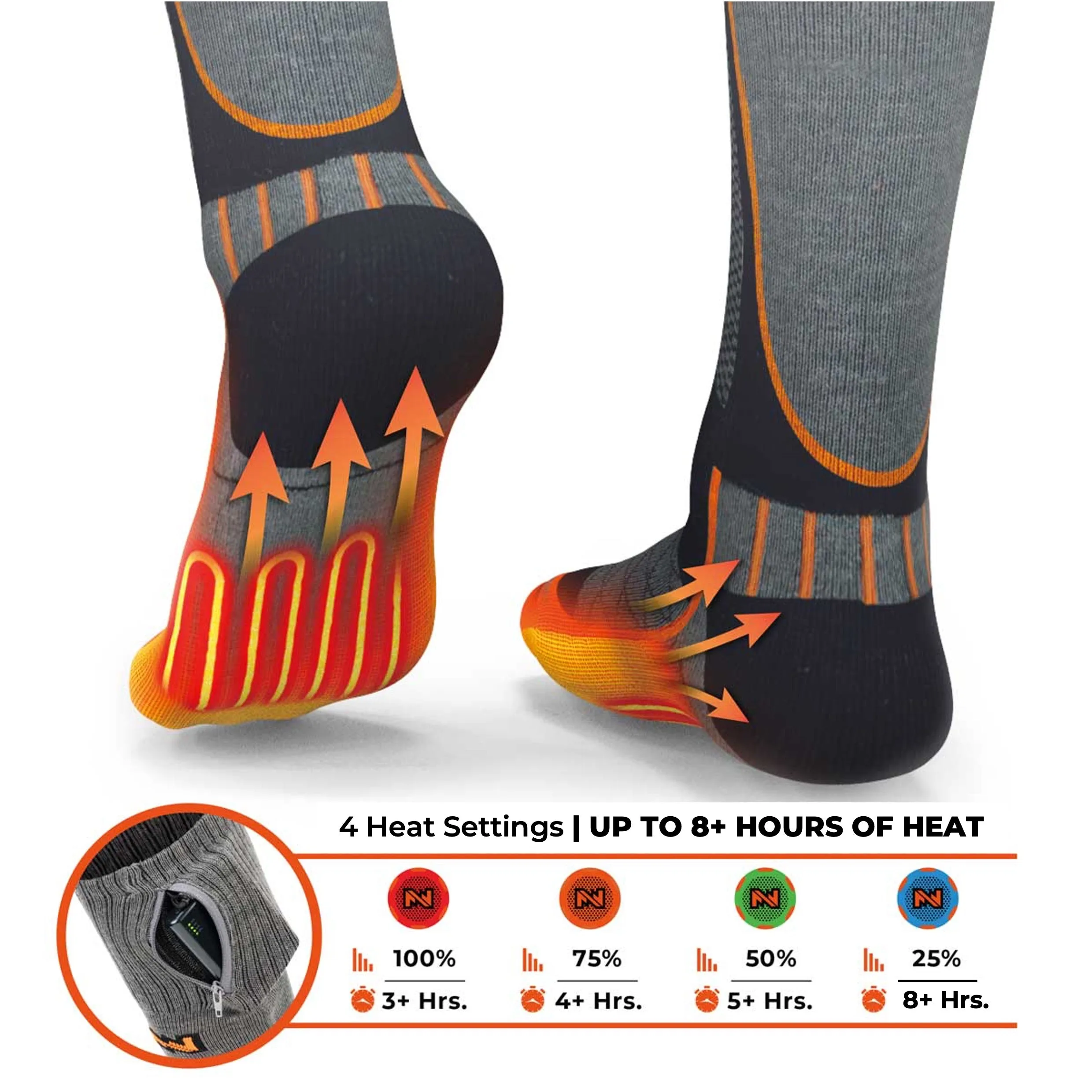 Pro Compression Heated Socks Unisex