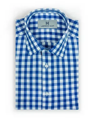 "Kirby" - Blue & White Check: NO SWEAT