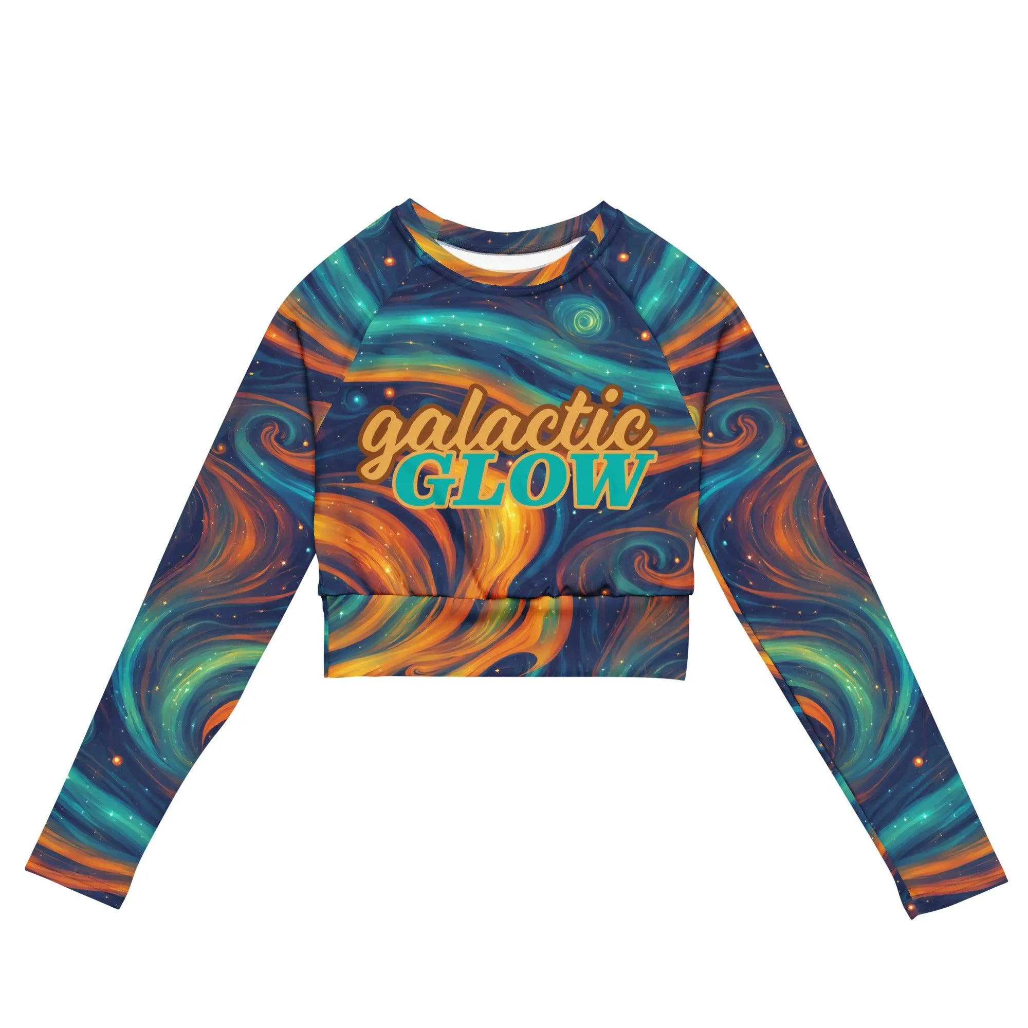 Recycled Long-sleeve Crop Top Stardust