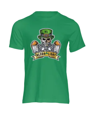 Saint Patrick Bearded Skull Men's T-Shirt