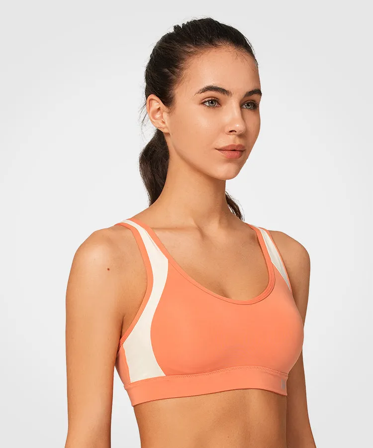 Sculpt Criss Cross Padded Gym Bra | Women's High Support Sports Bra