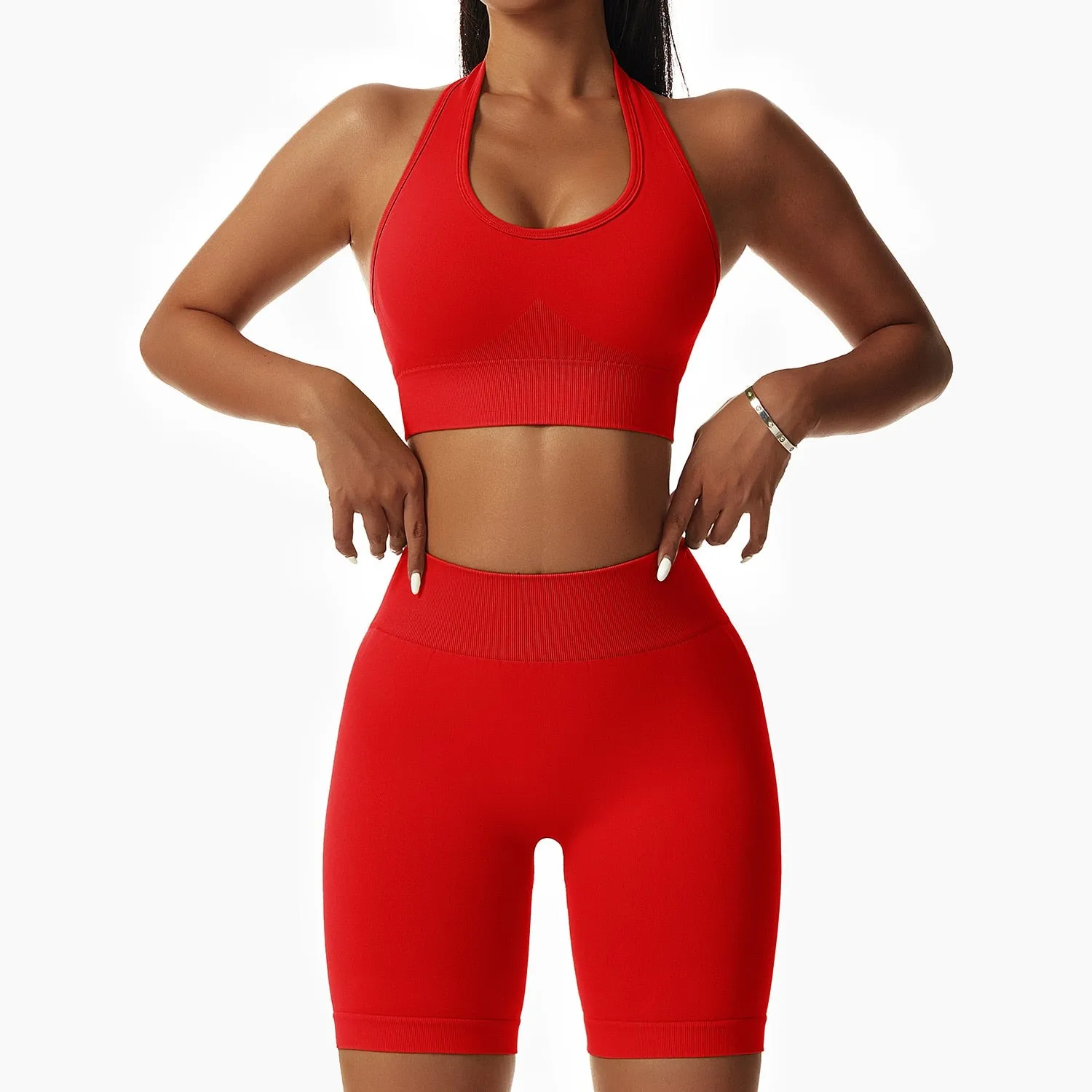 Seamless Women Sportswear Yoga Sets Workout Sports Bra Gym Clothing High Waist Legging Fitness Women Tracksuit Athletic Outfits