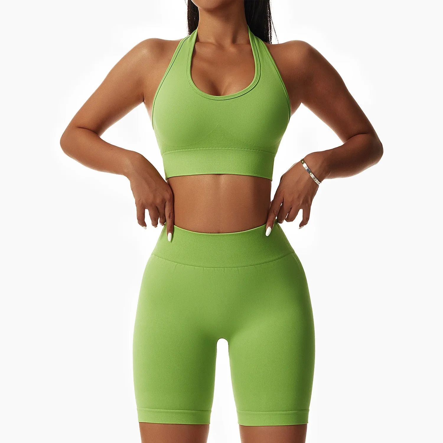 Seamless Women Sportswear Yoga Sets Workout Sports Bra Gym Clothing High Waist Legging Fitness Women Tracksuit Athletic Outfits