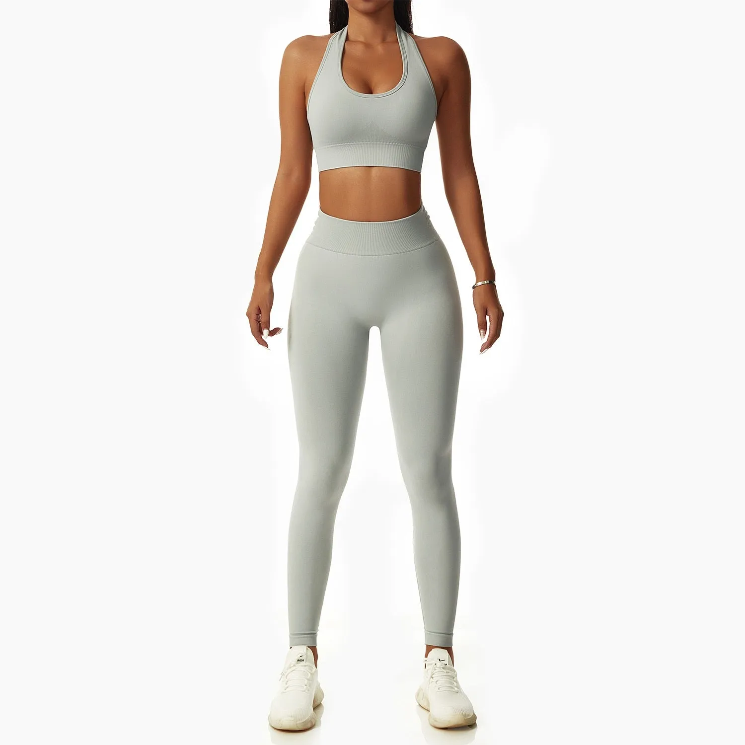 Seamless Women Sportswear Yoga Sets Workout Sports Bra Gym Clothing High Waist Legging Fitness Women Tracksuit Athletic Outfits