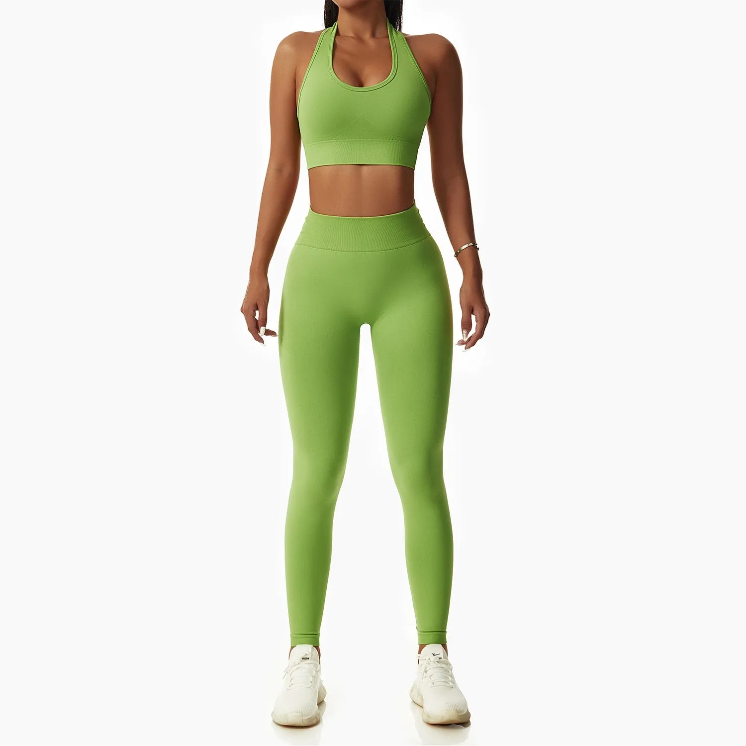 Seamless Women Sportswear Yoga Sets Workout Sports Bra Gym Clothing High Waist Legging Fitness Women Tracksuit Athletic Outfits