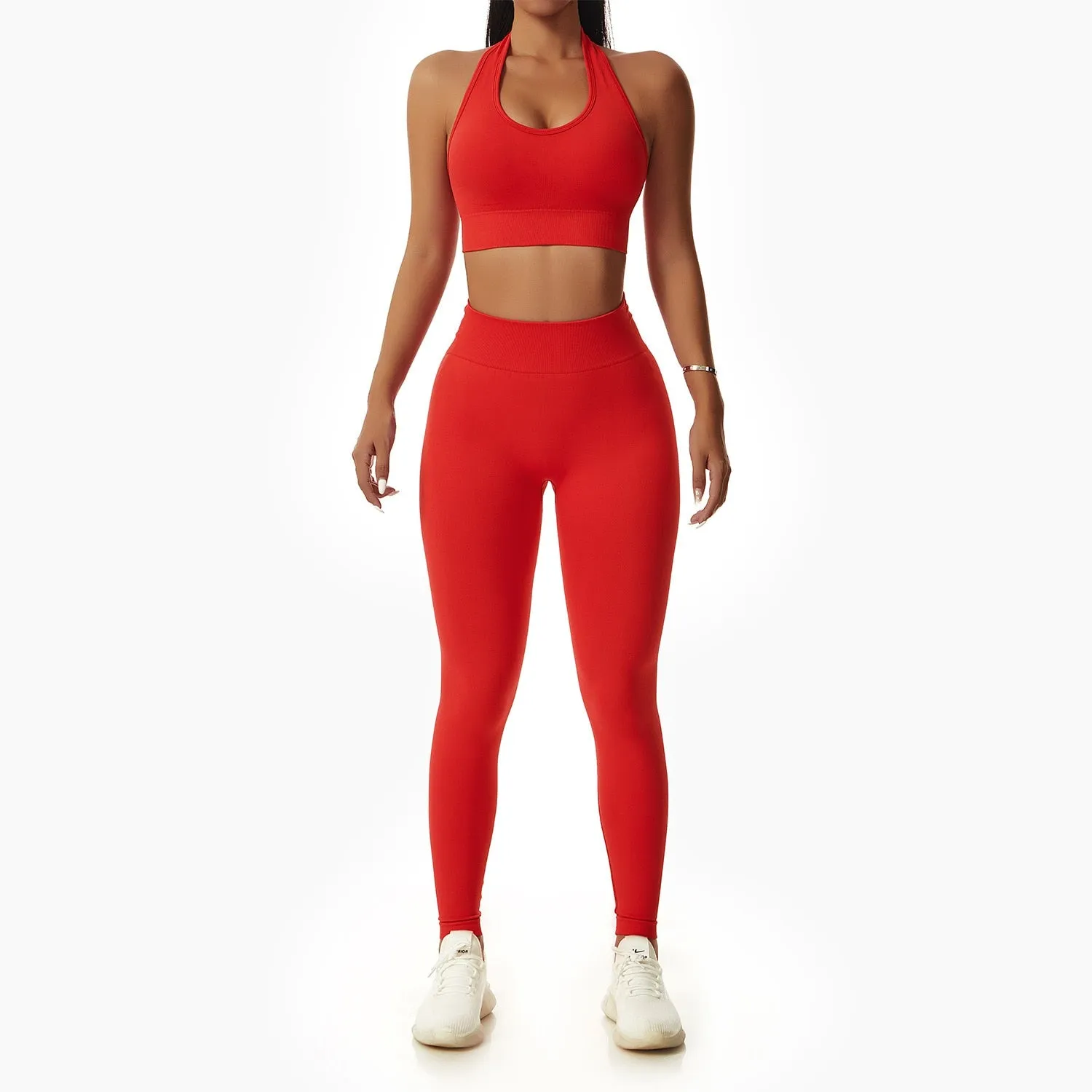 Seamless Women Sportswear Yoga Sets Workout Sports Bra Gym Clothing High Waist Legging Fitness Women Tracksuit Athletic Outfits