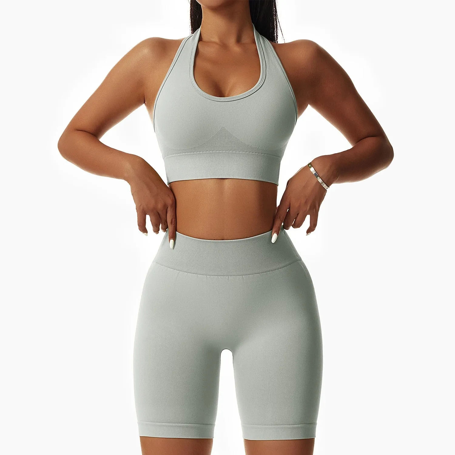 Seamless Women Sportswear Yoga Sets Workout Sports Bra Gym Clothing High Waist Legging Fitness Women Tracksuit Athletic Outfits