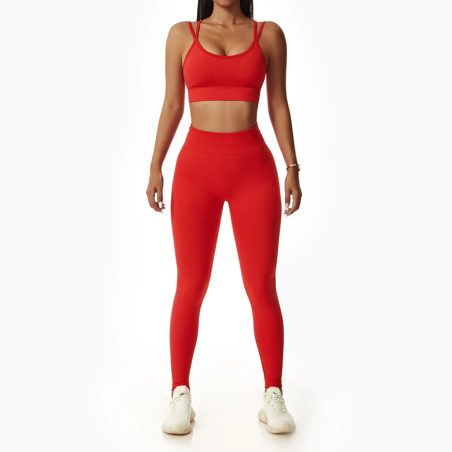 Seamless Women Sportswear Yoga Sets Workout Sports Bra Gym Clothing High Waist Legging Fitness Women Tracksuit Athletic Outfits