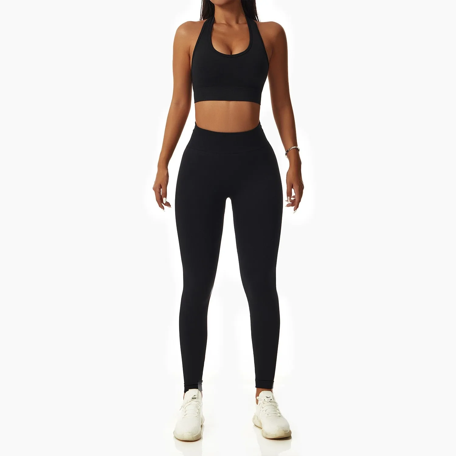 Seamless Women Sportswear Yoga Sets Workout Sports Bra Gym Clothing High Waist Legging Fitness Women Tracksuit Athletic Outfits