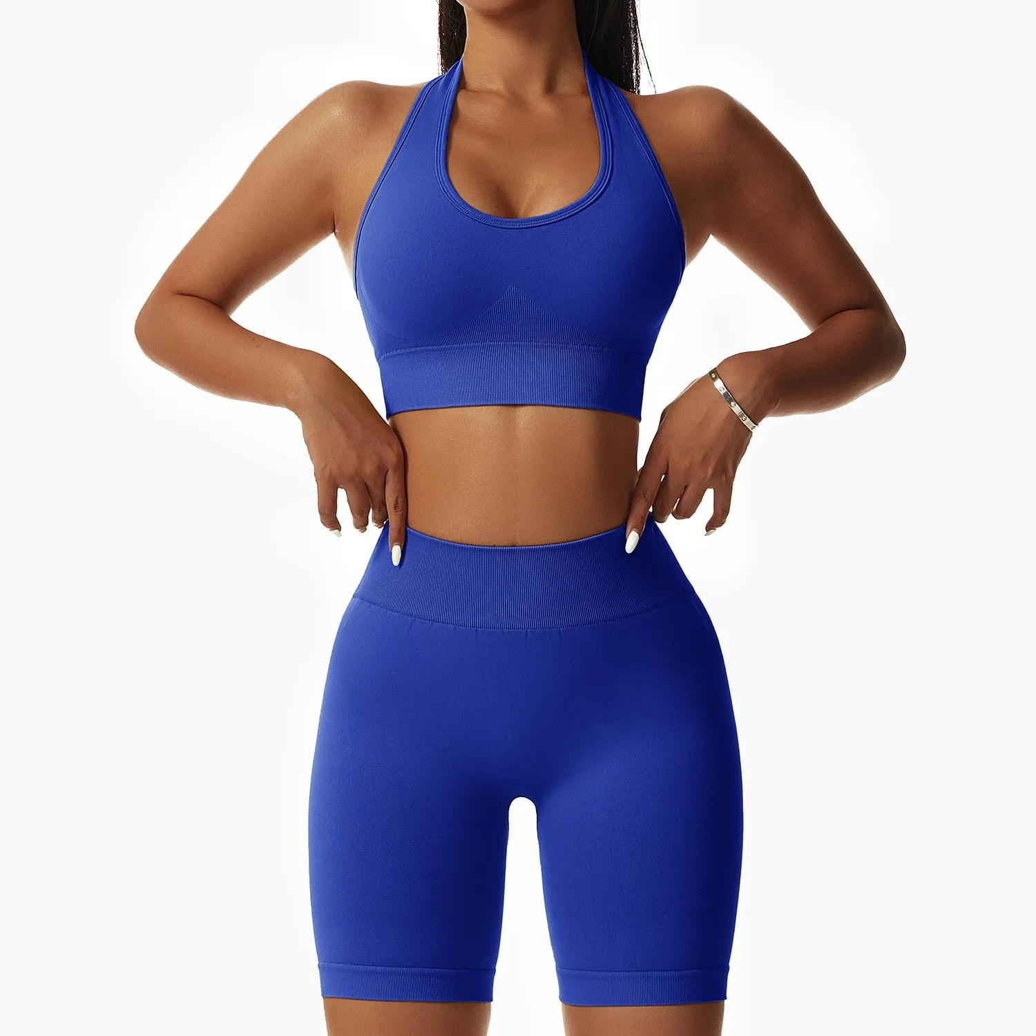 Seamless Women Sportswear Yoga Sets Workout Sports Bra Gym Clothing High Waist Legging Fitness Women Tracksuit Athletic Outfits