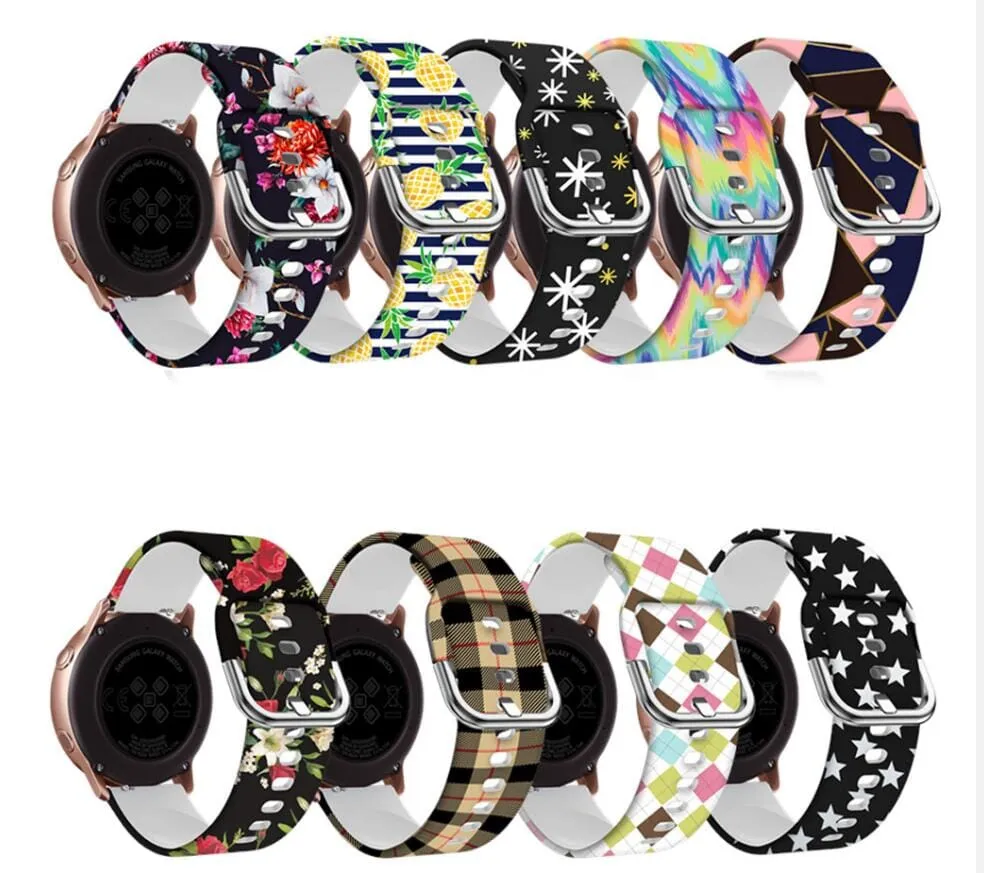 Silicone Pattern Watch Straps compatible with the Samsung Gear Live