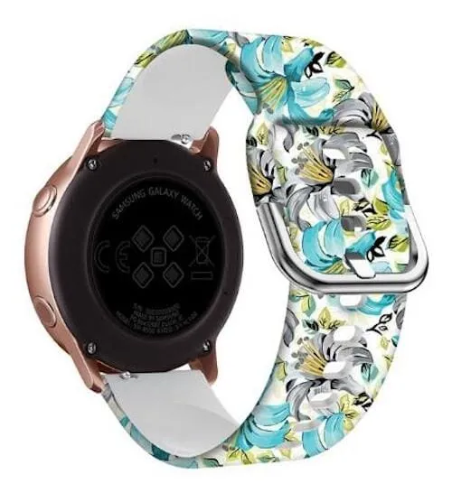 Silicone Pattern Watch Straps compatible with the Samsung Gear S2