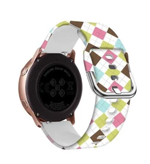 Silicone Pattern Watch Straps compatible with the Samsung Gear S2