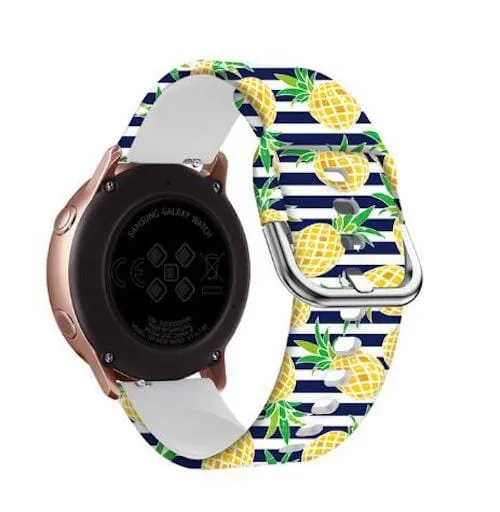 Silicone Pattern Watch Straps compatible with the Samsung Gear S2