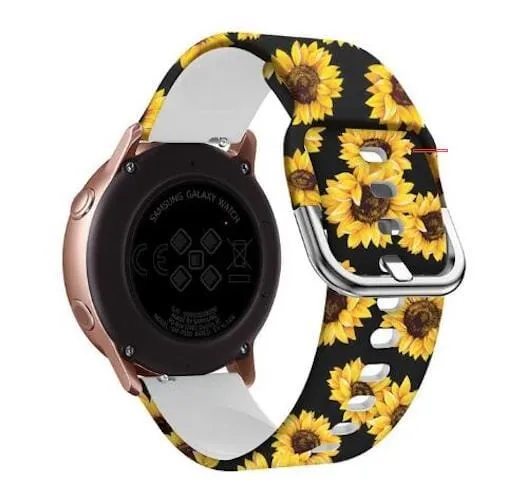 Silicone Pattern Watch Straps compatible with the Samsung Gear S2