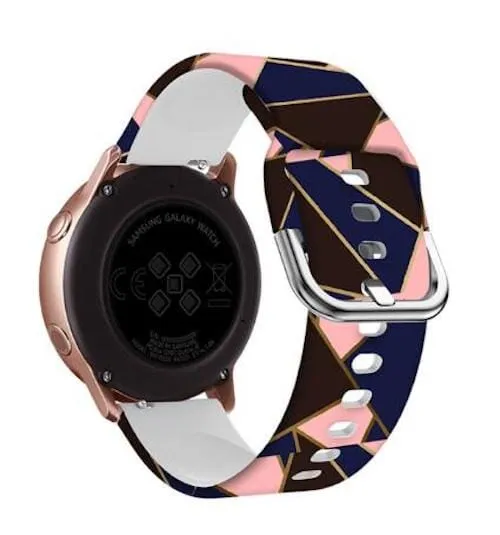 Silicone Pattern Watch Straps compatible with the Samsung Gear S2