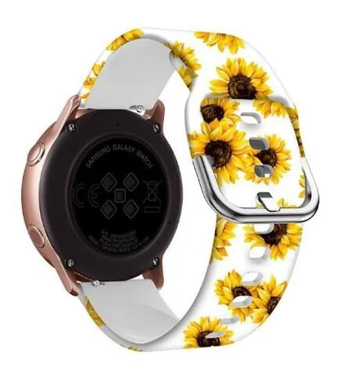 Silicone Pattern Watch Straps compatible with the Samsung Gear S2