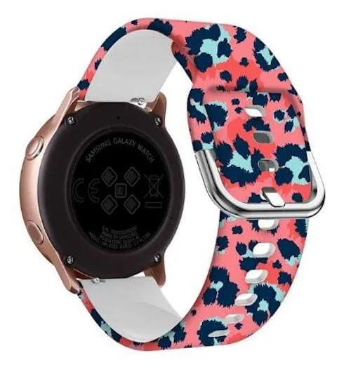 Silicone Pattern Watch Straps compatible with the Samsung Gear S2