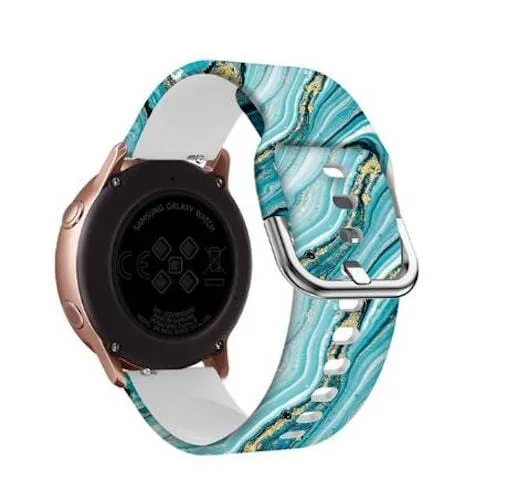 Silicone Pattern Watch Straps compatible with the Samsung Gear S2