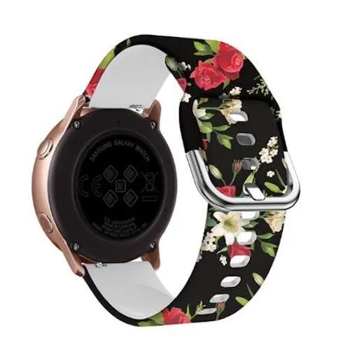 Silicone Pattern Watch Straps compatible with the Samsung Gear S2