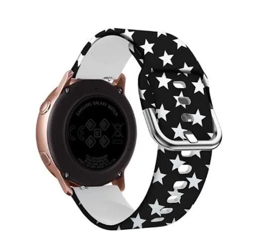 Silicone Pattern Watch Straps compatible with the Samsung Gear S2