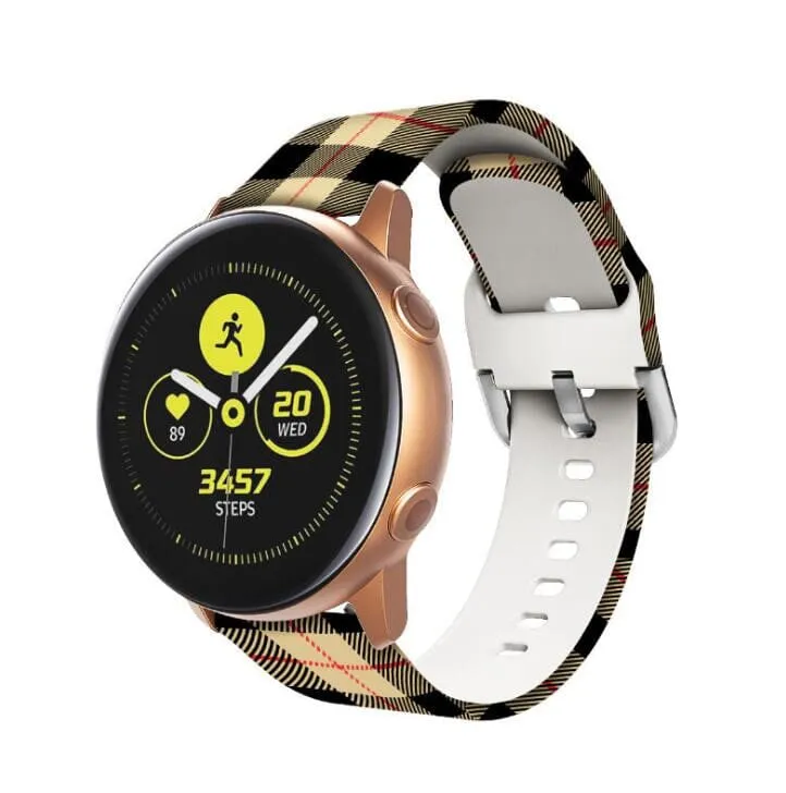 Silicone Pattern Watch Straps compatible with the Samsung Gear S2