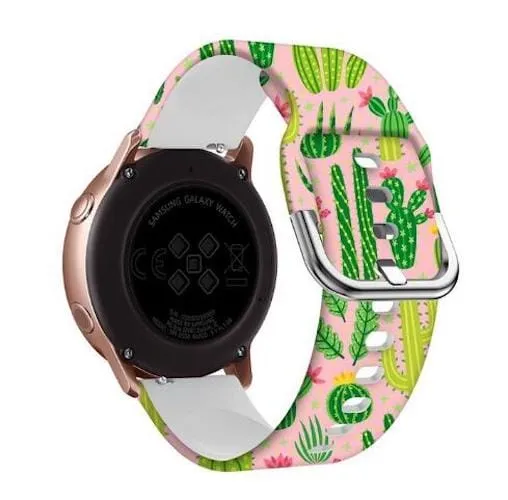 Silicone Pattern Watch Straps compatible with the Samsung Gear S2