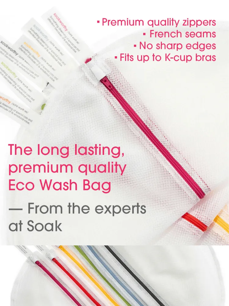 Soak Eco Wash Bag Lacey Slim