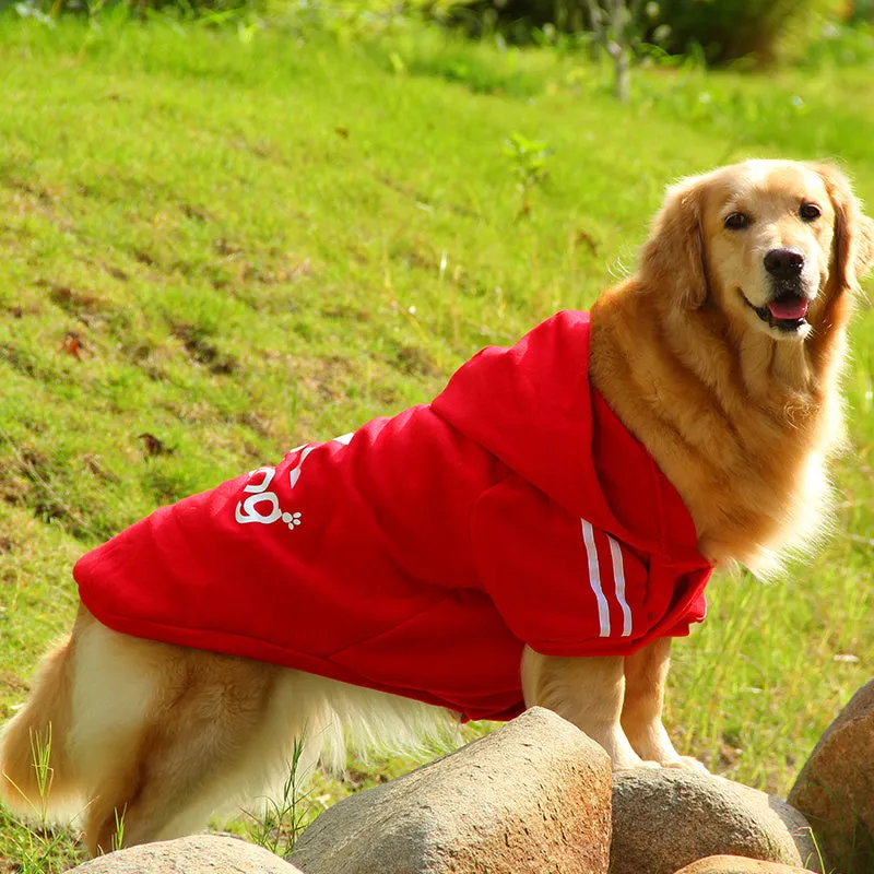 Sporty Cotton-Padded Pet Clothes: Stylish Apparel for Active Pets